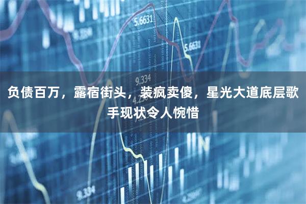 负债百万，露宿街头，装疯卖傻，星光大道底层歌手现状令人惋惜