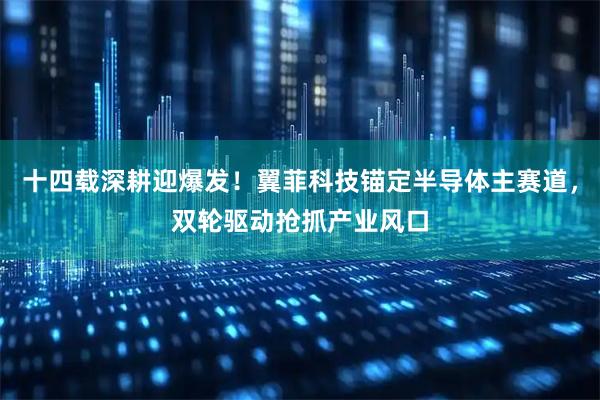 十四载深耕迎爆发！翼菲科技锚定半导体主赛道，双轮驱动抢抓产业风口